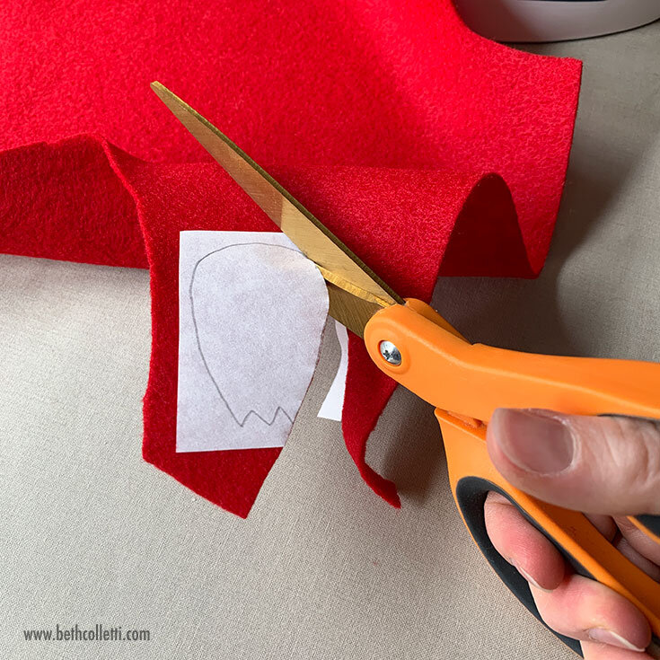 How to Use Freezer Paper to Trace Shapes for Felt Appliqué — Beth Colletti  Art & Design